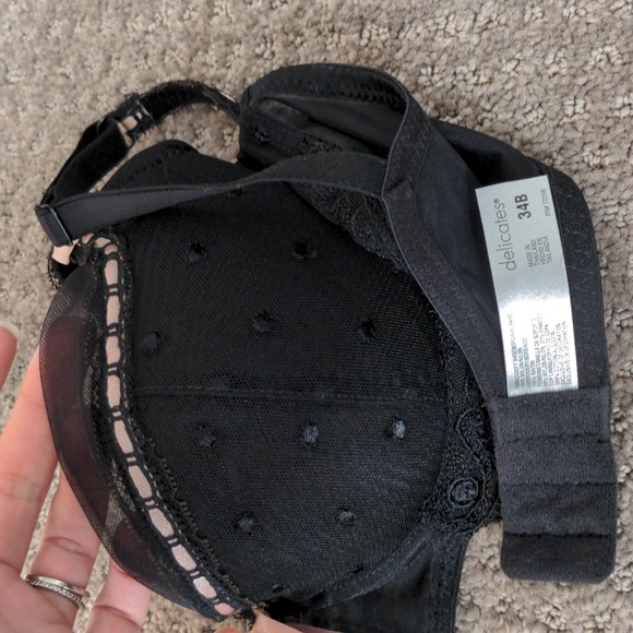 NWOT Delicates Bra Size 34B - Picture 4 of 4
